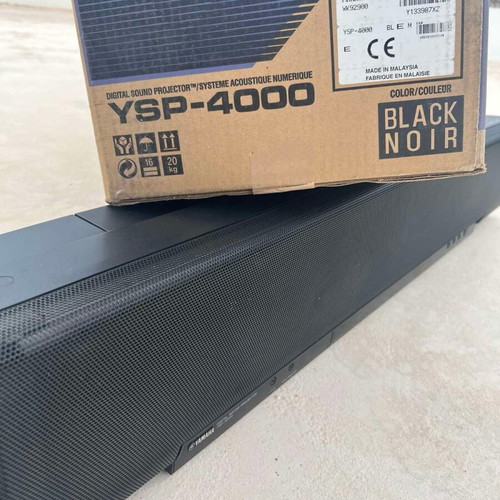 Yamaha YSP-4000 soundbar and YST-FSW150 subwoofer used home cinema system
