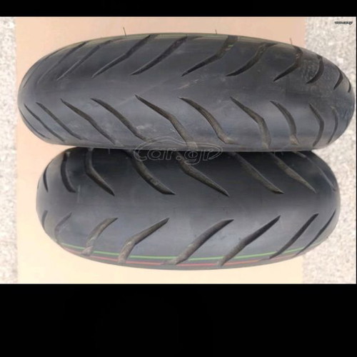 Motorcycle tires like new, front 110/80/14 59S and rear 130/70/13 63P