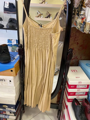 Desiree dress new, large, beige print
