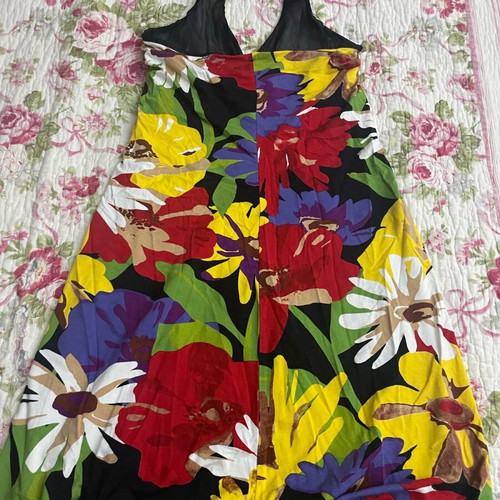 Floral dress size S like new multicolor