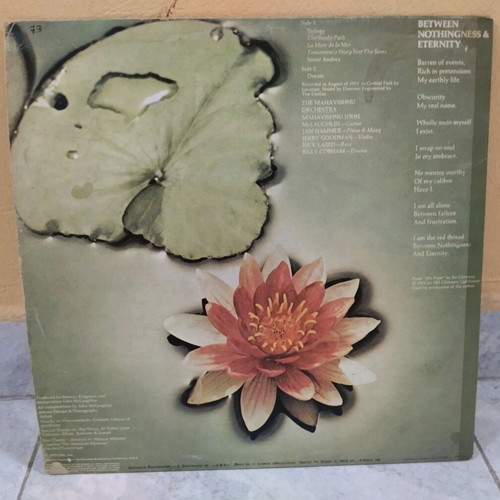Mahavishnu Orchestra Between Nothingness & Eternety vinyl used