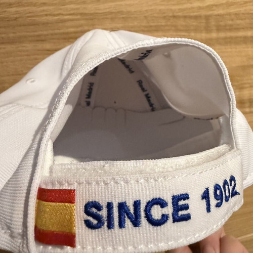 Real Madrid white cap, official product