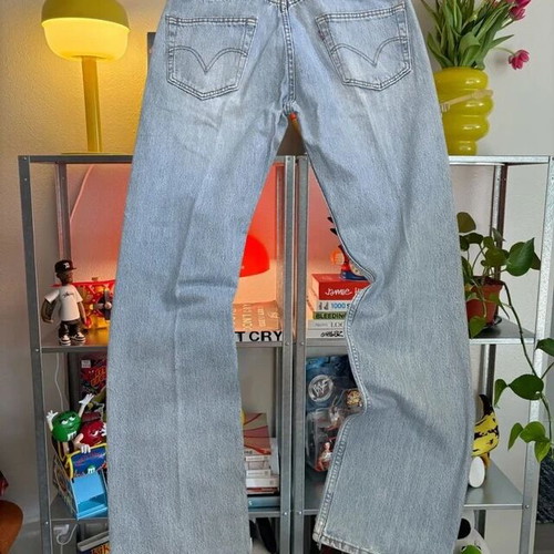 Levi's 501 Original Straight Light Wash Jeans W33 L34 vintage