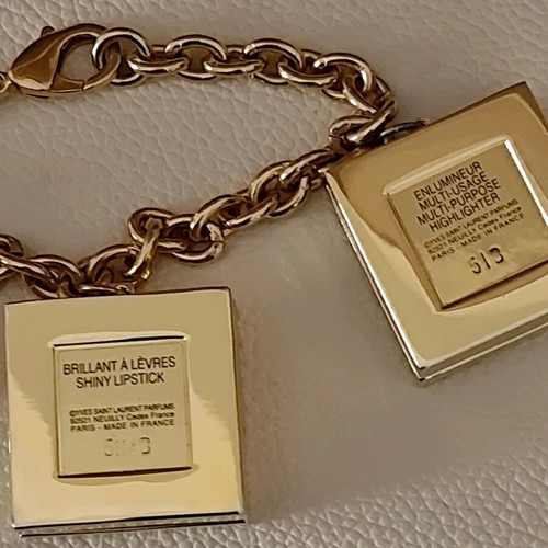 YSL bracelet from makeup collection like new, gold color