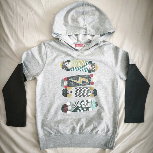 Energiers sweatshirt used, gray, size 116