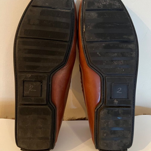 Avvento Men's leather casual shoes new, tan size 42