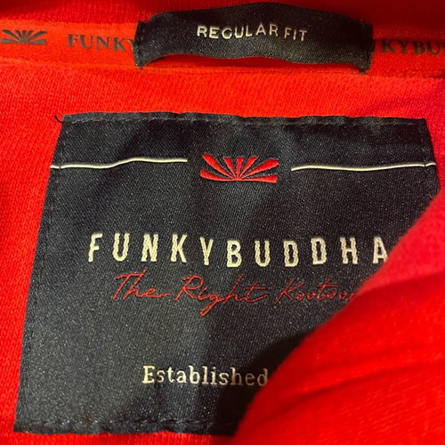 Red hoodie Funky Buddha new, size M