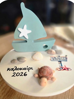 Porcelain decorative boat and tray handmade