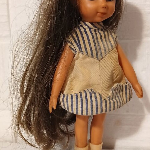 Koukla 20cm Korasidis doll used from 60s-70s