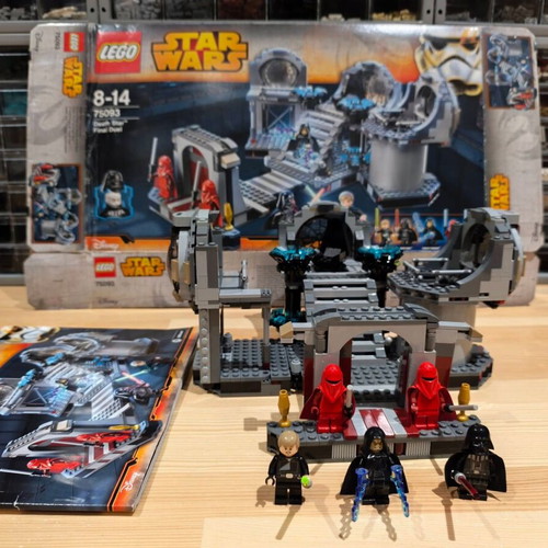 Lego Death Star Final Duel set used, complete with minifigures and box