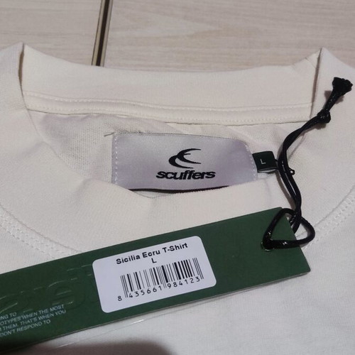 Scuffers t-shirt Large new, white, oversized streetwear