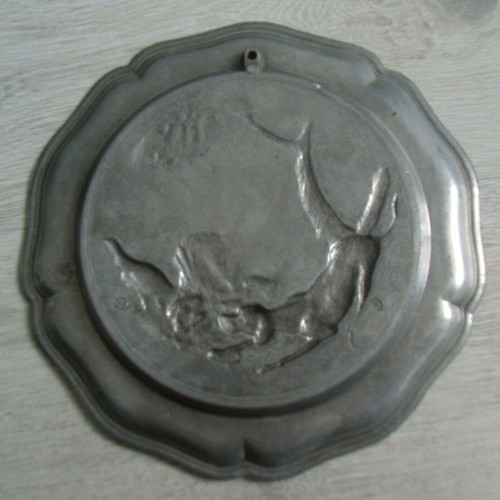 Metal Tinned Panel used with Hunting Relief Motif