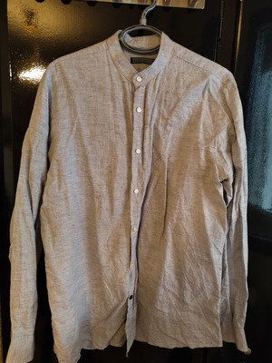 Linen shirt The Bostonians like new, gray, size L