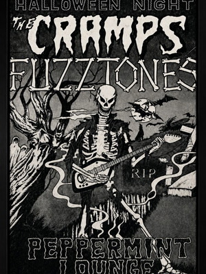 Αφίσα Cramps Fuzztones 32x23εκ με κορνίζα