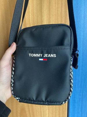 Tommy Jeans bag new black with white details