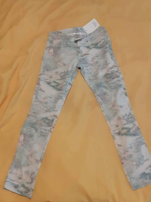 Mayoral floral pants in pastel shades, new, slim fit