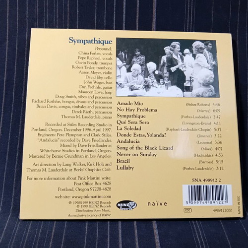 Pink Martini Sympathique CD used