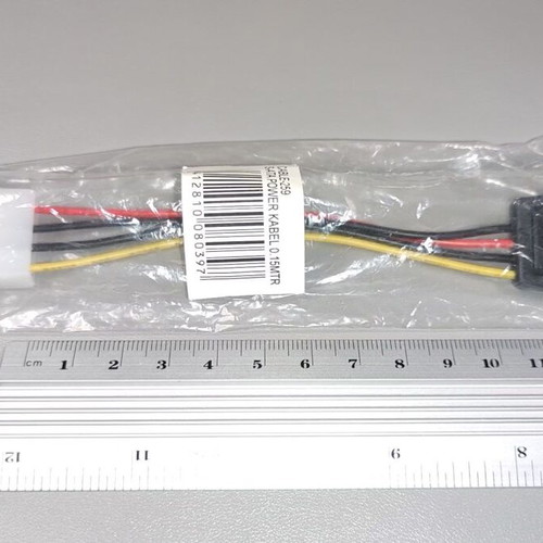 Molex to SATA Cable 10.5 cm New