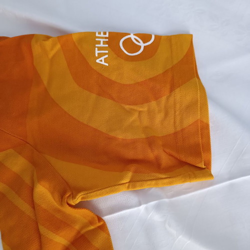 Adidas Polo 2004 Athens Olympics volunteer shirt like new, large