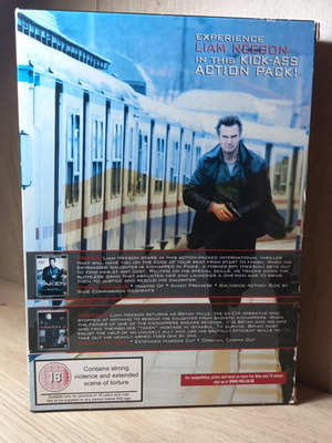 Taken 1 & 2 DVD box set, English subtitles, extended cut