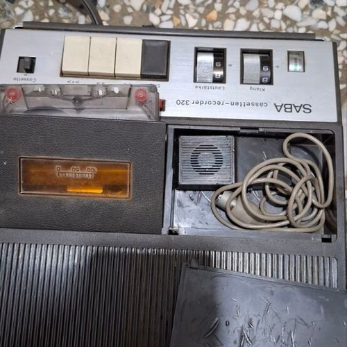 Saba vintage cassette player used, collectible