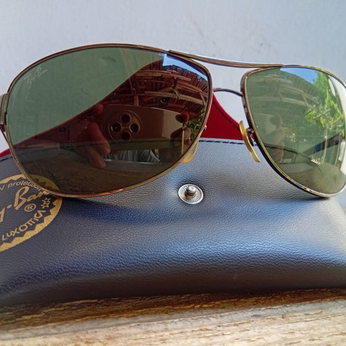 Ray-Ban sunglasses used, silver with original case
