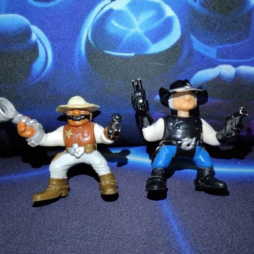 Fisher-Price Great Adventures Wild Western Town 1996 figures, set of 2