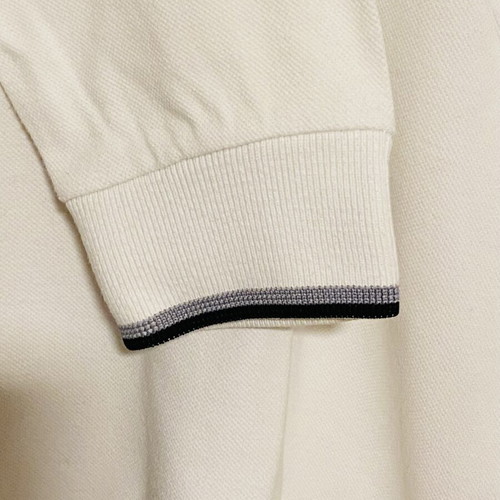 La Martina cotton pique women's polo shirt, white, size M