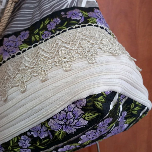 Handmade boho style handbag multicolored new