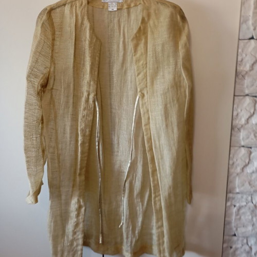 Summer jacket linen with gold thread like new, size S