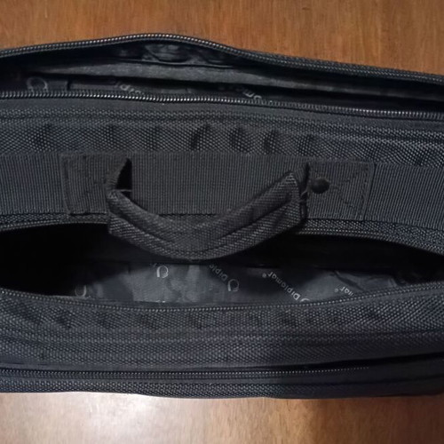 Diplomat PD137 men's briefcase used, black, laptop 15.6"