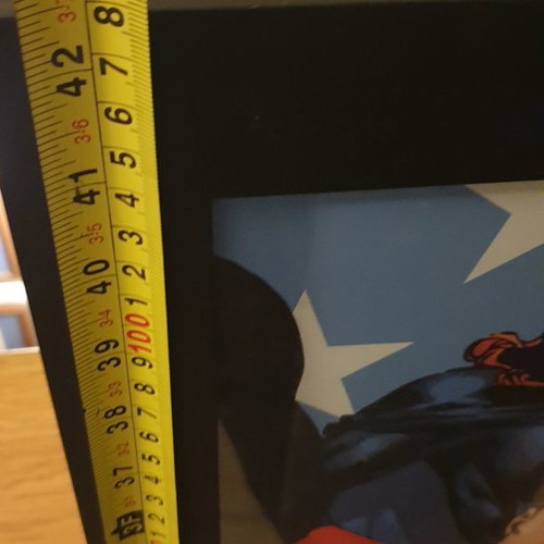 DC Justice League poster large, like new, framed with plexiglass
