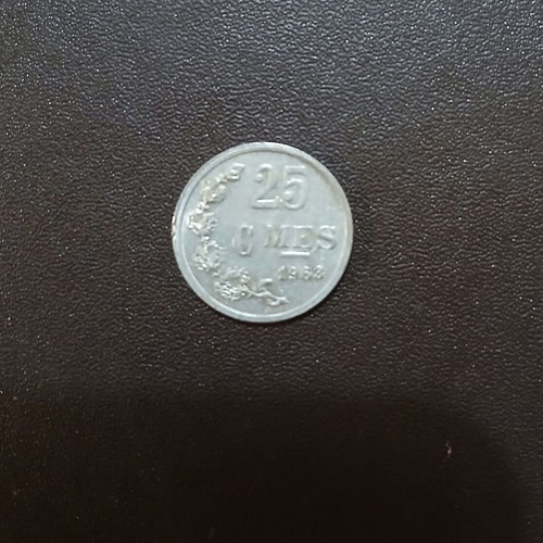 Luxembourg 1963 25 Centims coin