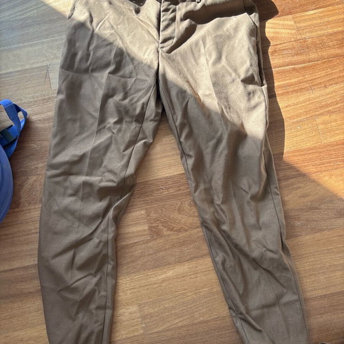 Berto Lucci men's suit brown modern fit size 50 like new