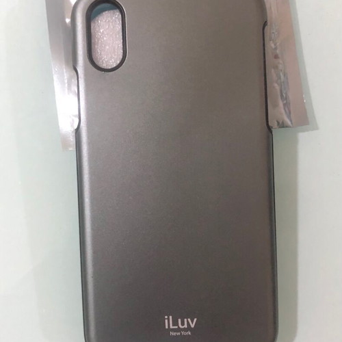 iLuv plastic case for iPhone X/XS new, gray
