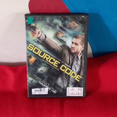 Source Code DVD used, action, crime, adventure with subtitles