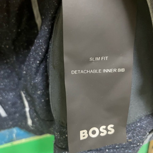 Blue Boss jacket new with detachable vest hem