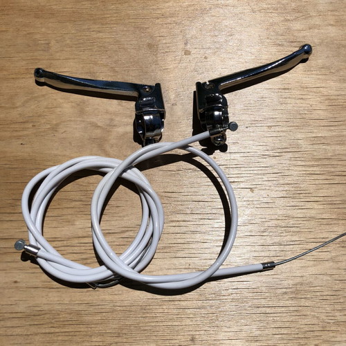 Alhonga brake levers set with front and rear cables for BMX new