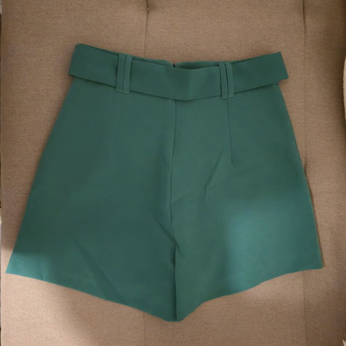 Stradivarius skirt-shorts like new, green, size S