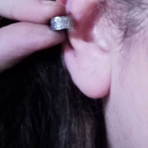 Silver 925 ear cuff earring open with Celtic design new