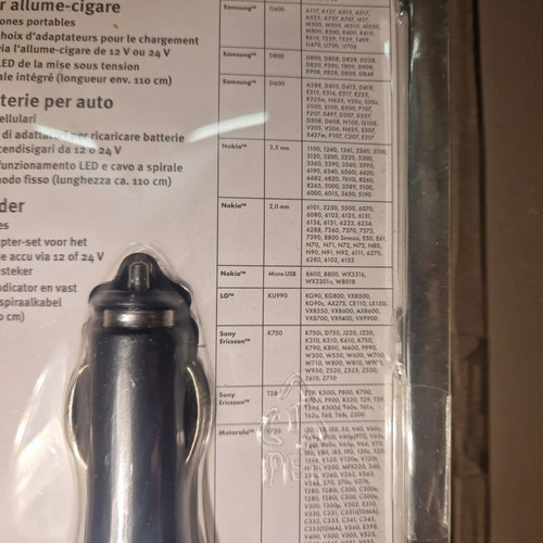 SilverCrest car charger set 12V/24V new