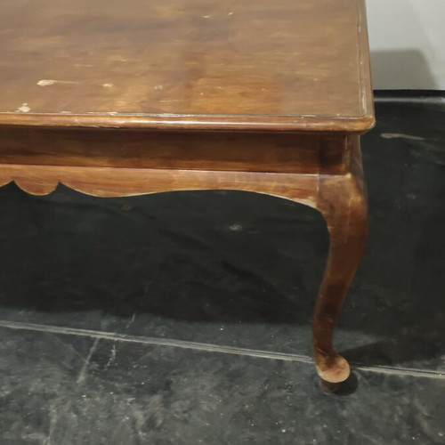 Wooden vintage dining table 135x100x80 cm
