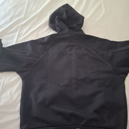 Lotto women's sports jacket with hood, fleece, dark blue, like new