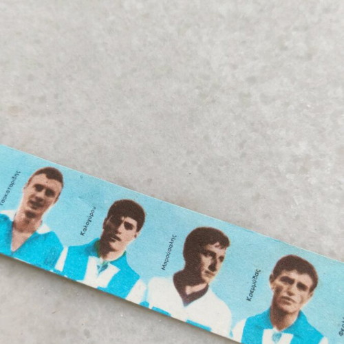 Ethnikos 1967-1968 used collectible elongated sticker