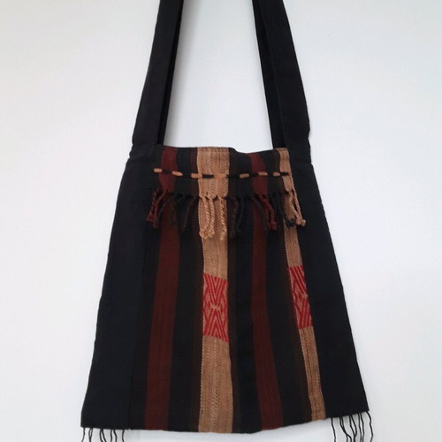 Ethnic woven bag new, earth tones, handmade
