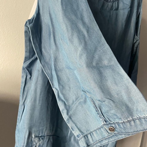 Fransa dress like new, slim denim, 3/4 sleeve, size M