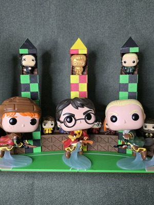 Harry Potter Quidditch Kinder Joy and Giant Collection Display new