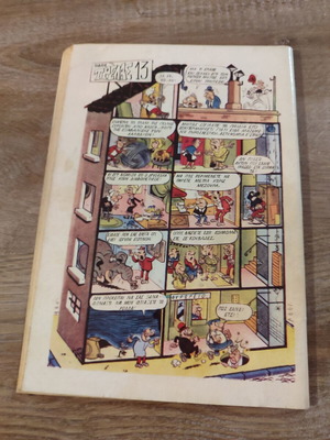 Baboura 327 comic used with writing on cover/back cover