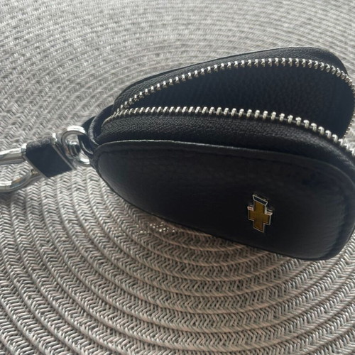 Leather key case with zipper for Chevrolet car key new