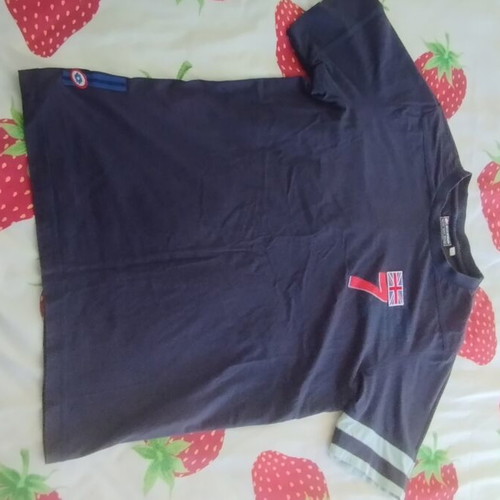 Lotto England No 7 Sports T-Shirt size S used, navy blue